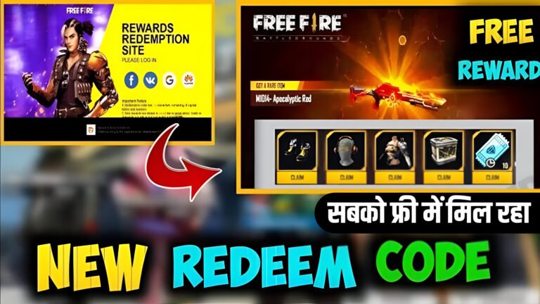 Free Fire New Redeem Code